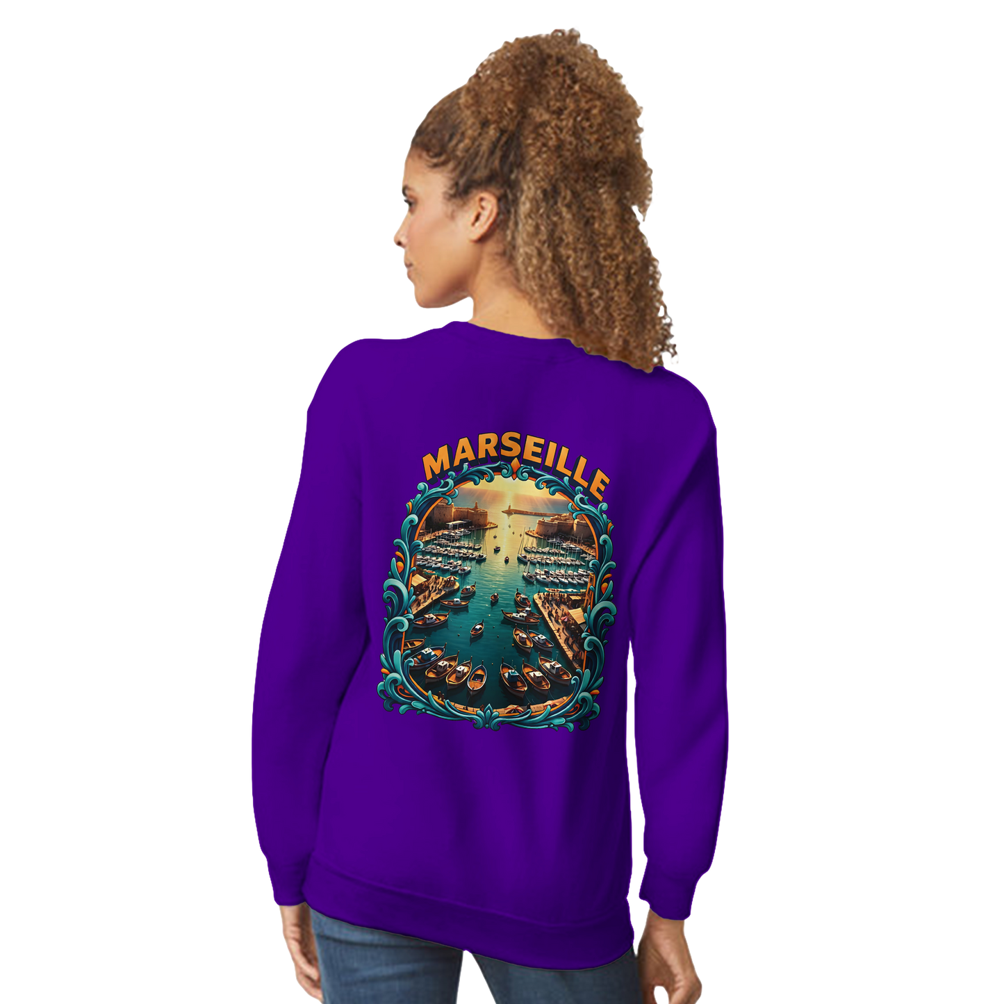 Unisex-Sweatshirt Marseilles Klassisches Rundhals-Sweatshirt | Gildan® 18000