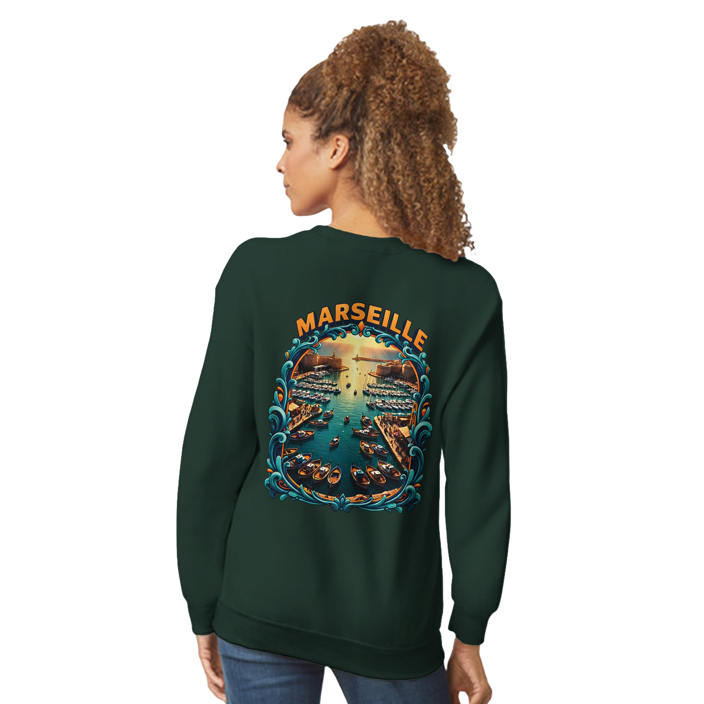 Unisex-Sweatshirt Marseilles Klassisches Rundhals-Sweatshirt | Gildan® 18000