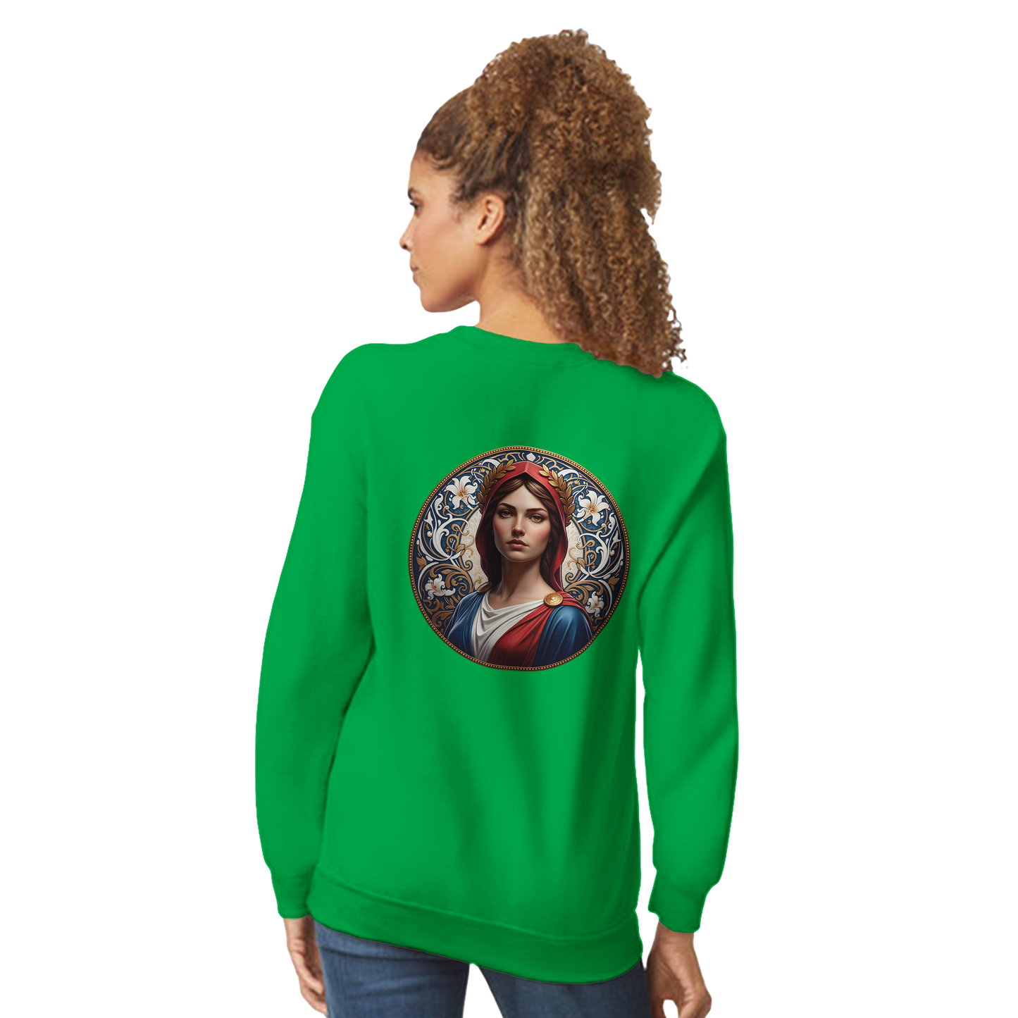Damen-Sweatshirt Marianne klassisch Rundhals | Gildan® 18000
