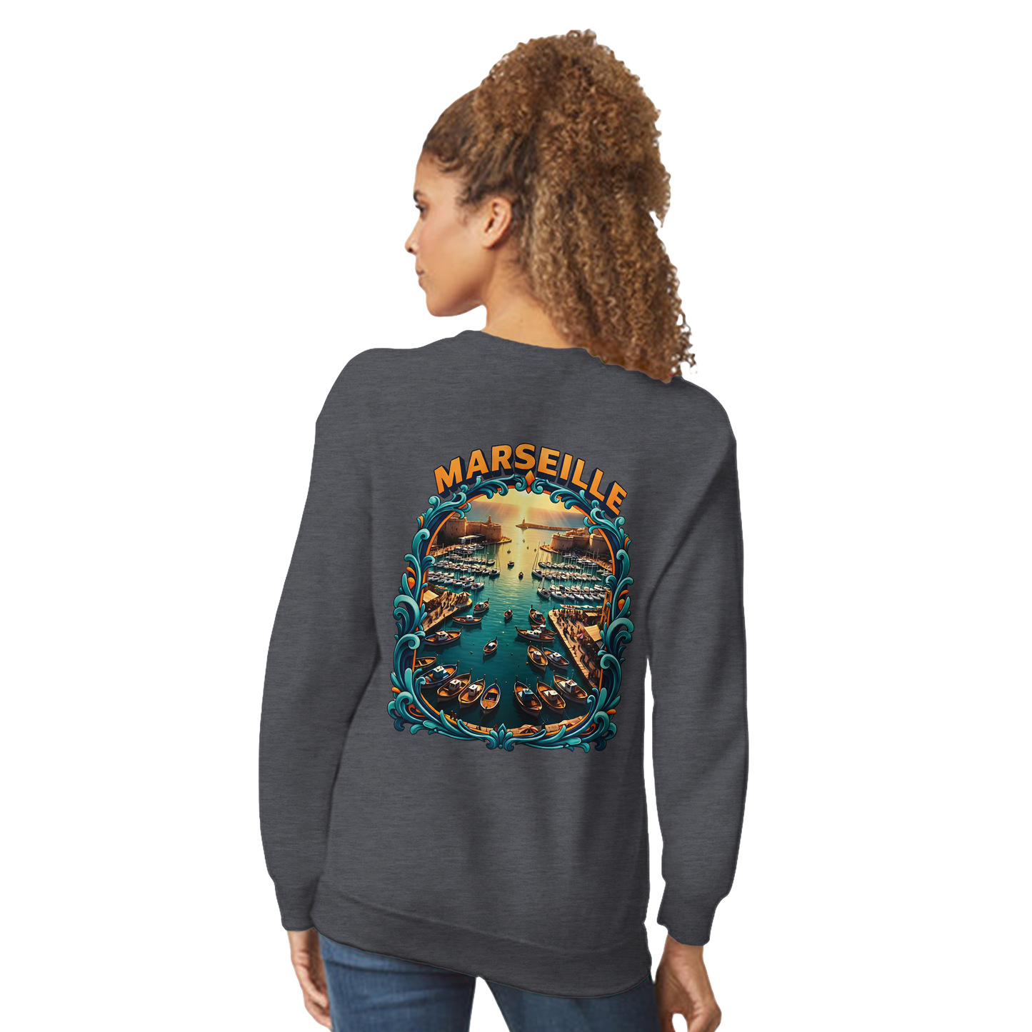 Unisex-Sweatshirt Marseilles Klassisches Rundhals-Sweatshirt | Gildan® 18000