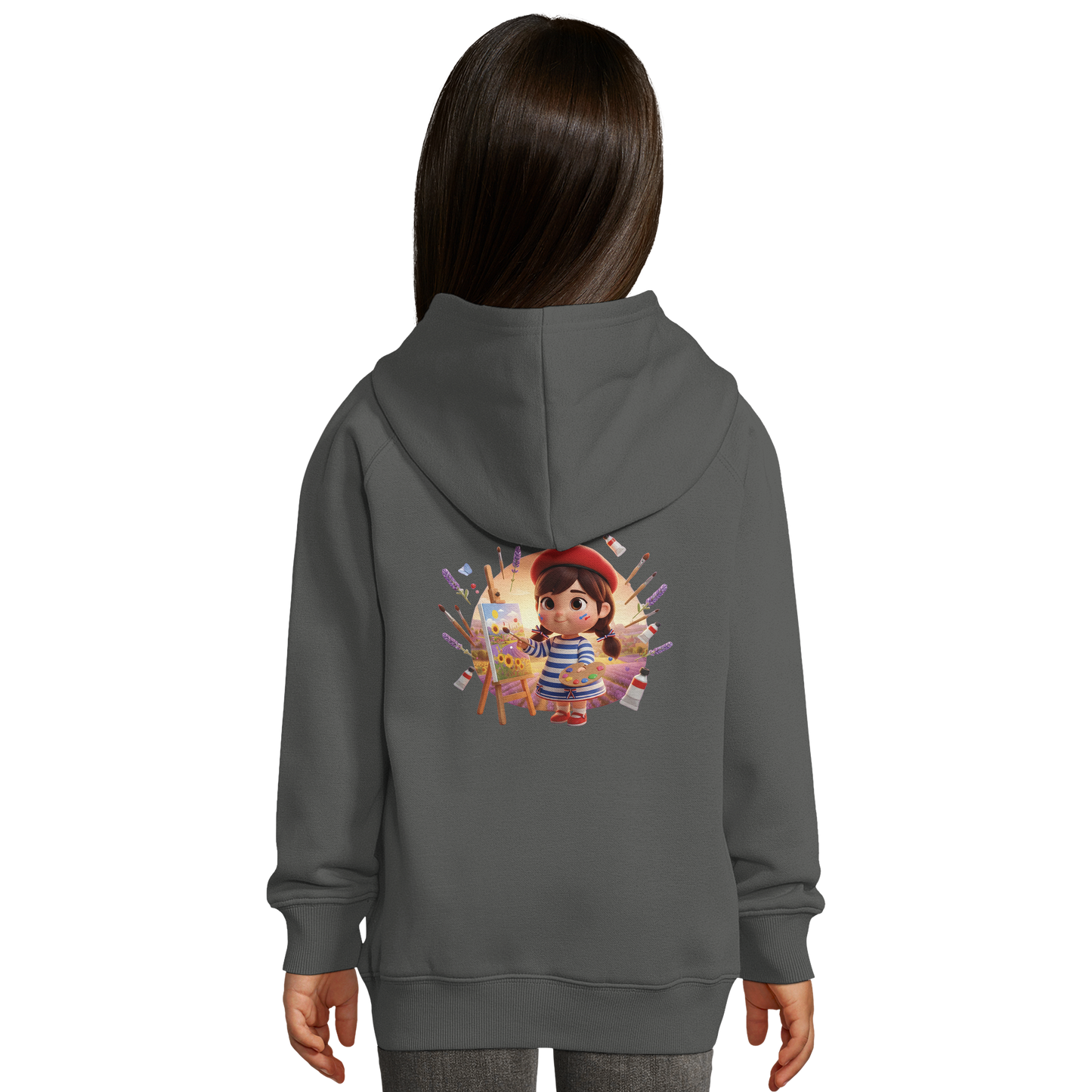 Mädchen-Kapuzenpullover style-French la France dans mon cœur Bio | SOL'S Stellar Kids 03576