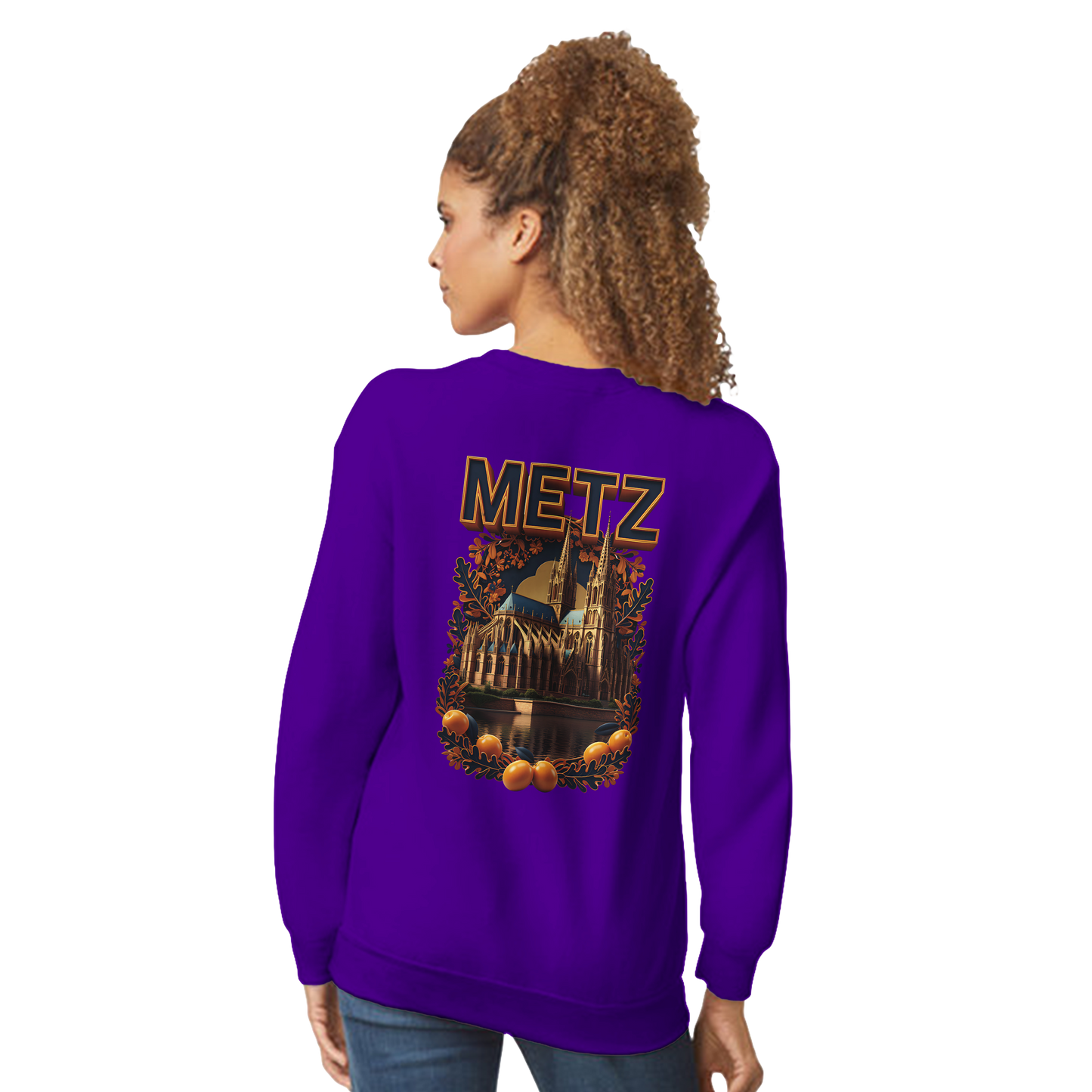 Unisex Sweatshirt Metz France City Classic Crewneck | Gildan® 18000