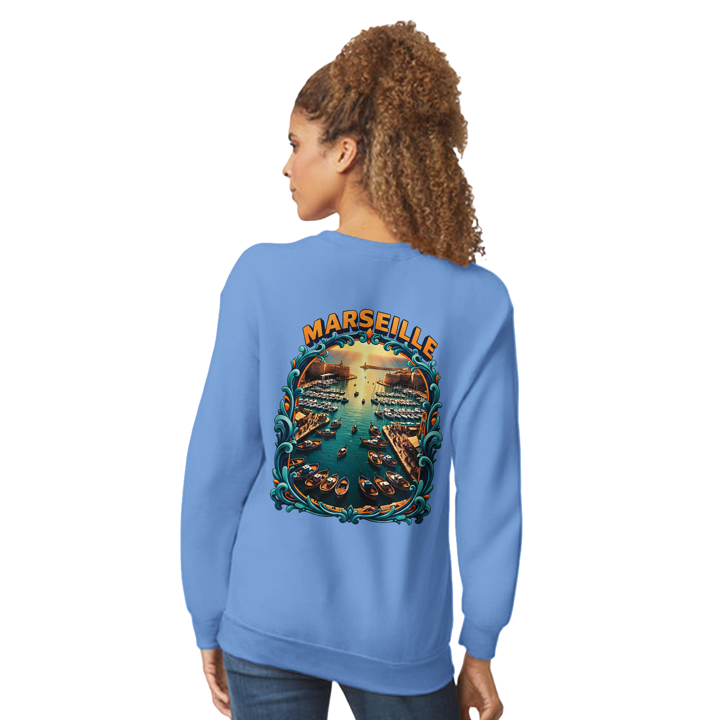 Unisex-Sweatshirt Marseilles Klassisches Rundhals-Sweatshirt | Gildan® 18000