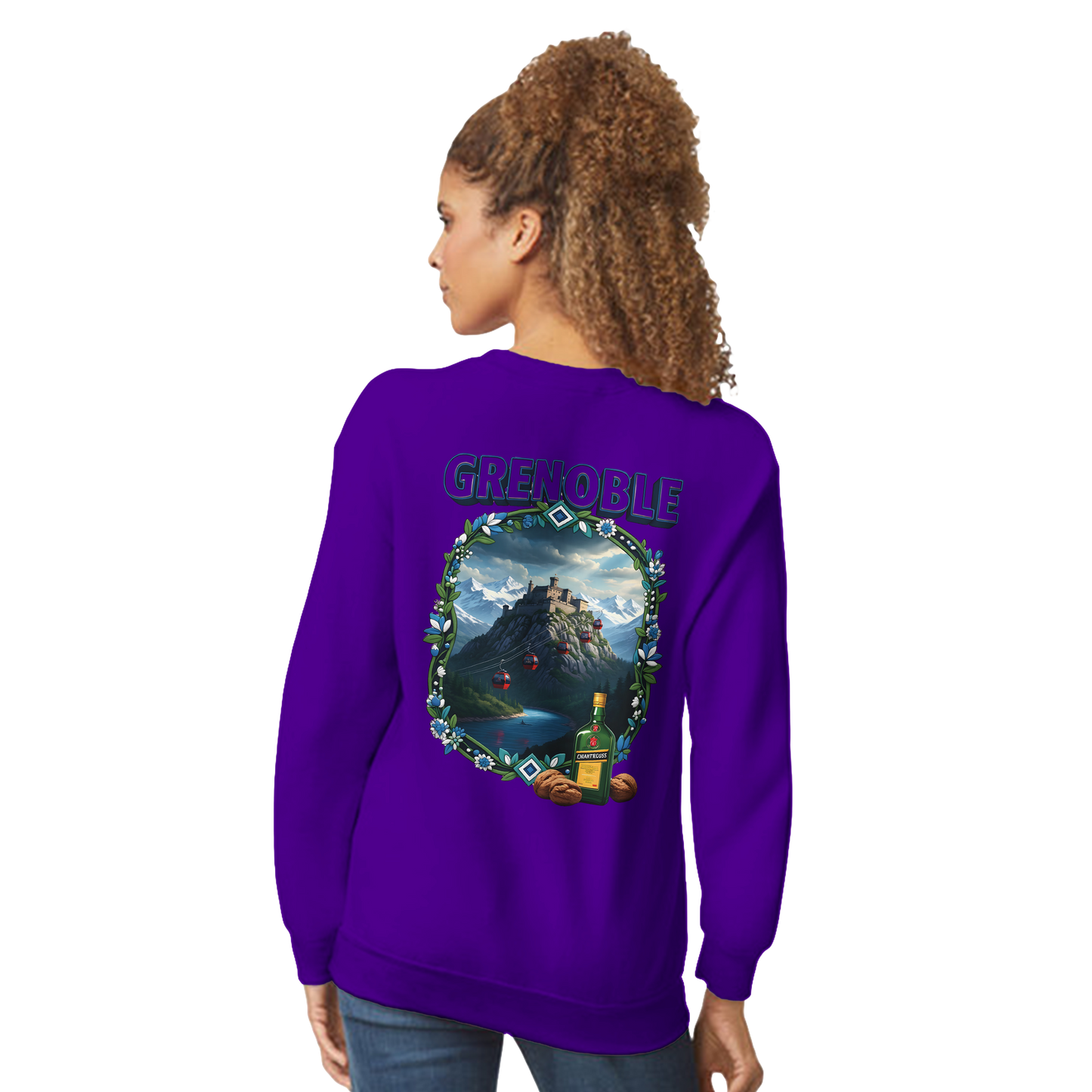 Grenoble city of France classic unisex crewneck sweatshirt | Gildan® 18000