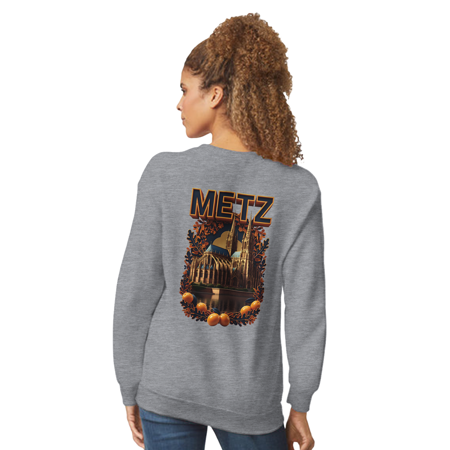 Unisex Sweatshirt Metz France City Classic Crewneck | Gildan® 18000