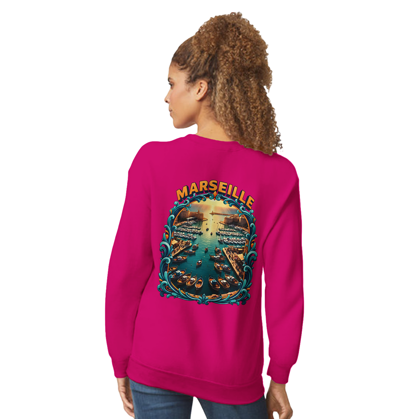 Unisex-Sweatshirt Marseilles Klassisches Rundhals-Sweatshirt | Gildan® 18000