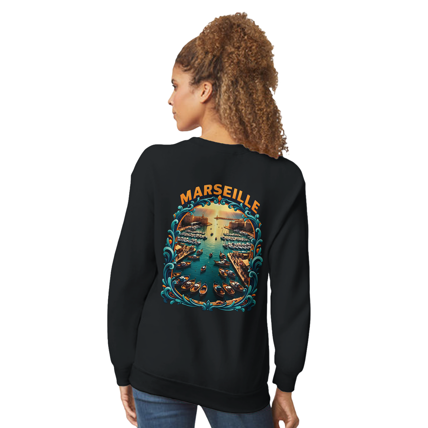 Unisex-Sweatshirt Marseilles Klassisches Rundhals-Sweatshirt | Gildan® 18000
