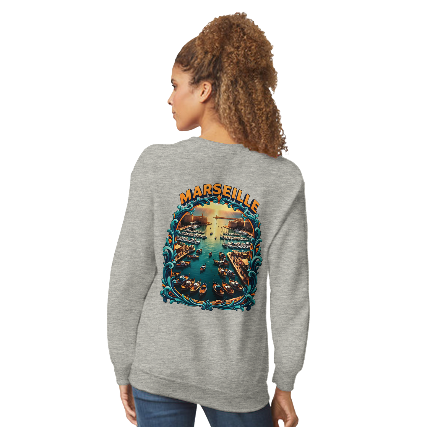 Unisex-Sweatshirt Marseilles Klassisches Rundhals-Sweatshirt | Gildan® 18000