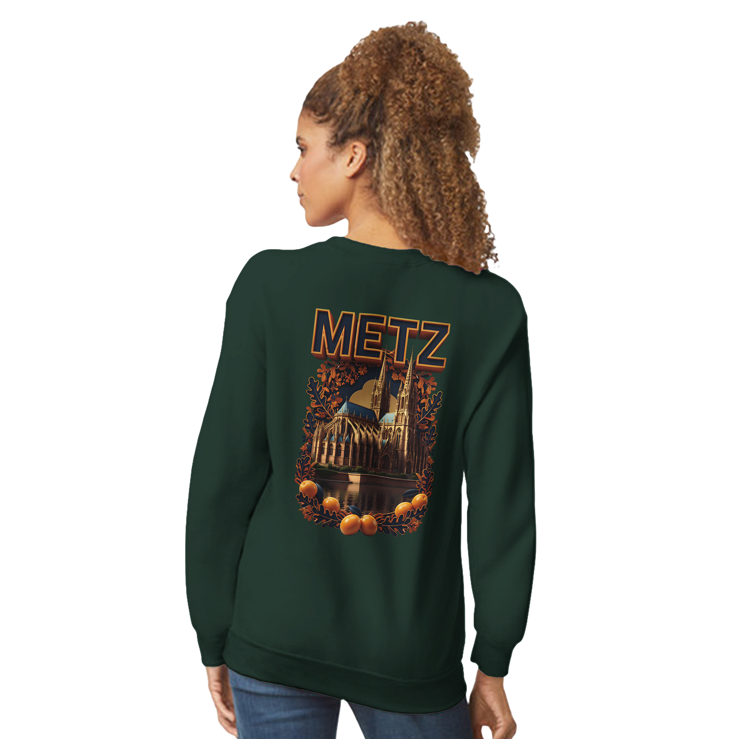 Unisex Sweatshirt Metz France City Classic Crewneck | Gildan® 18000