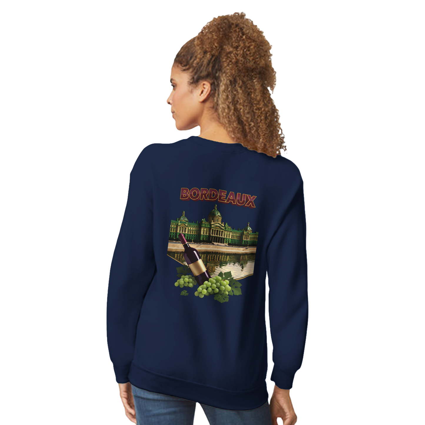Unisex city burgundy classic crewneck sweatshirt | Gildan® 18000