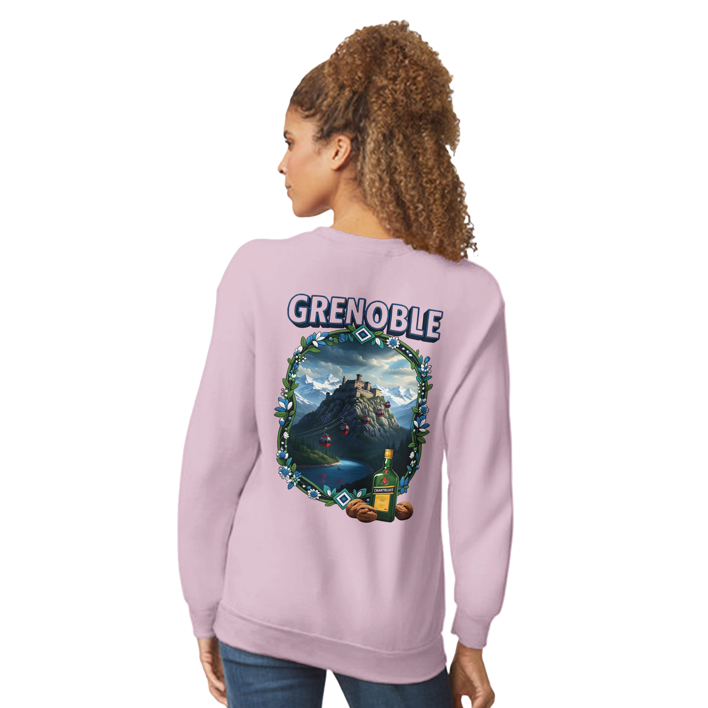 Grenoble city of France classic unisex crewneck sweatshirt | Gildan® 18000