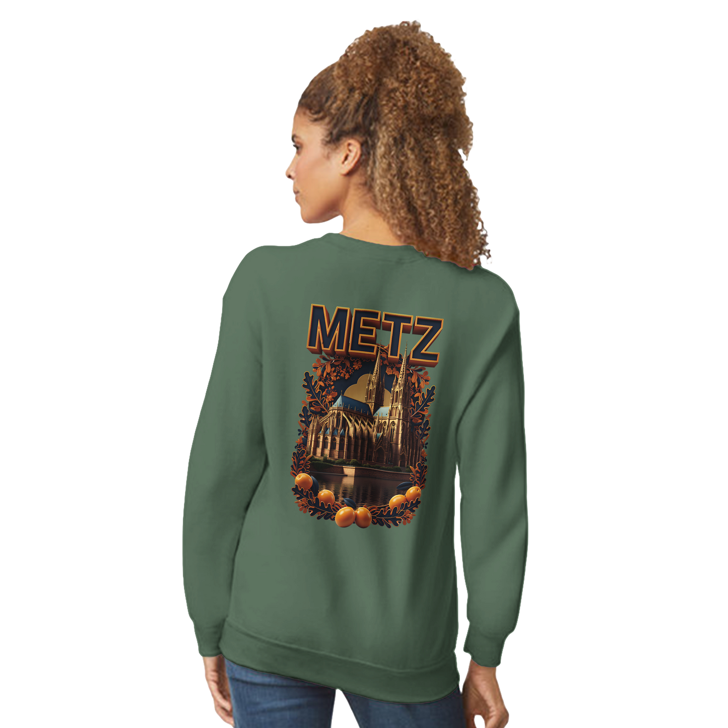 Unisex Sweatshirt Metz France City Classic Crewneck | Gildan® 18000