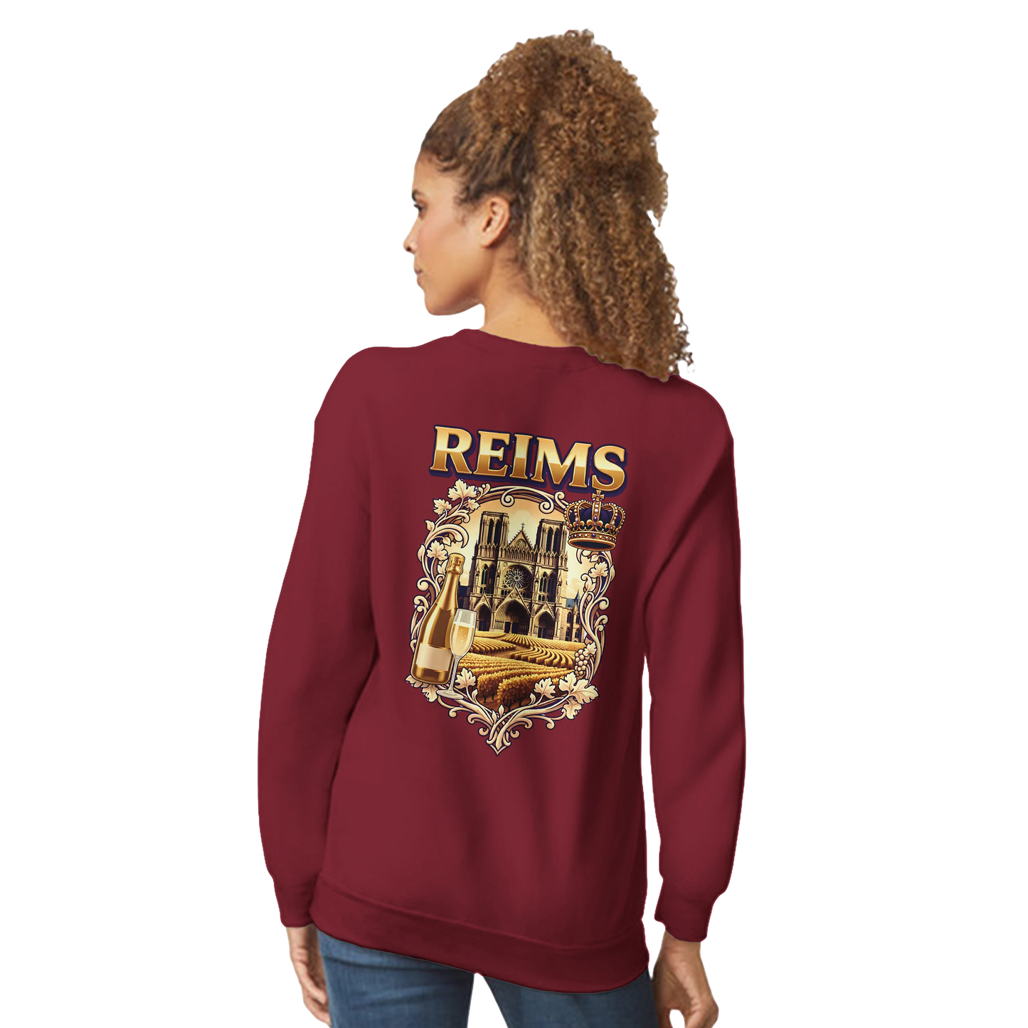 Sweat-shirt Reims Ville de France – Unisexe, Confort Classique
