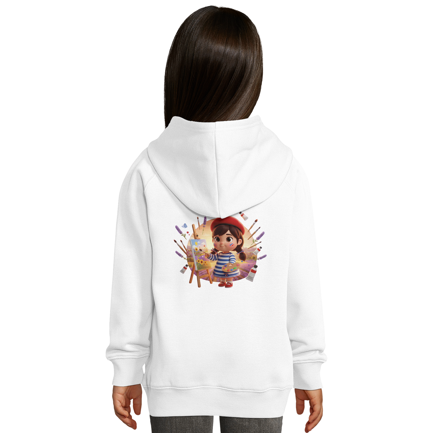 Mädchen-Kapuzenpullover style-French la France dans mon cœur Bio | SOL'S Stellar Kids 03576