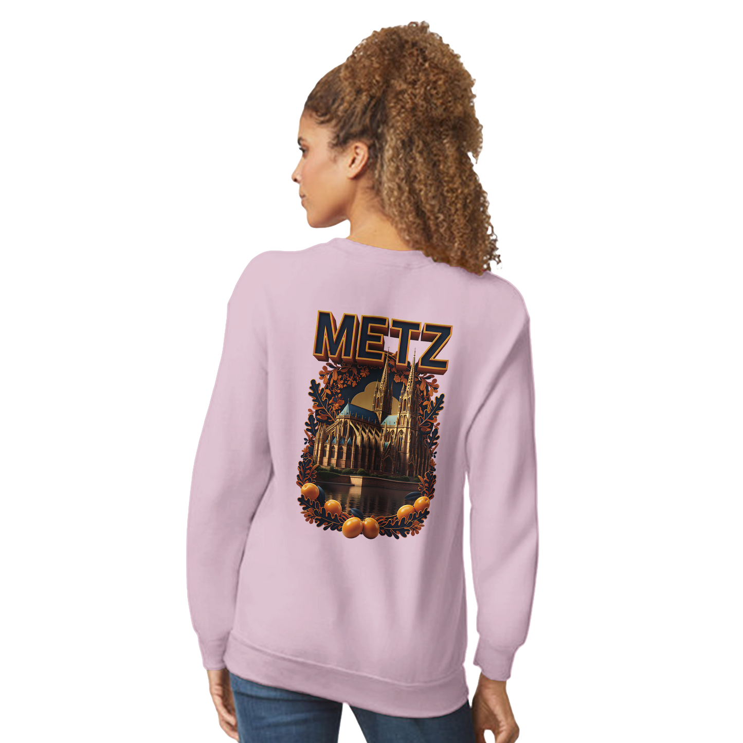 Unisex Sweatshirt Metz France City Classic Crewneck | Gildan® 18000