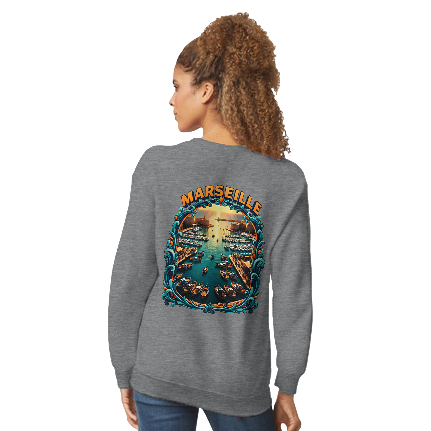 Unisex-Sweatshirt Marseilles Klassisches Rundhals-Sweatshirt | Gildan® 18000