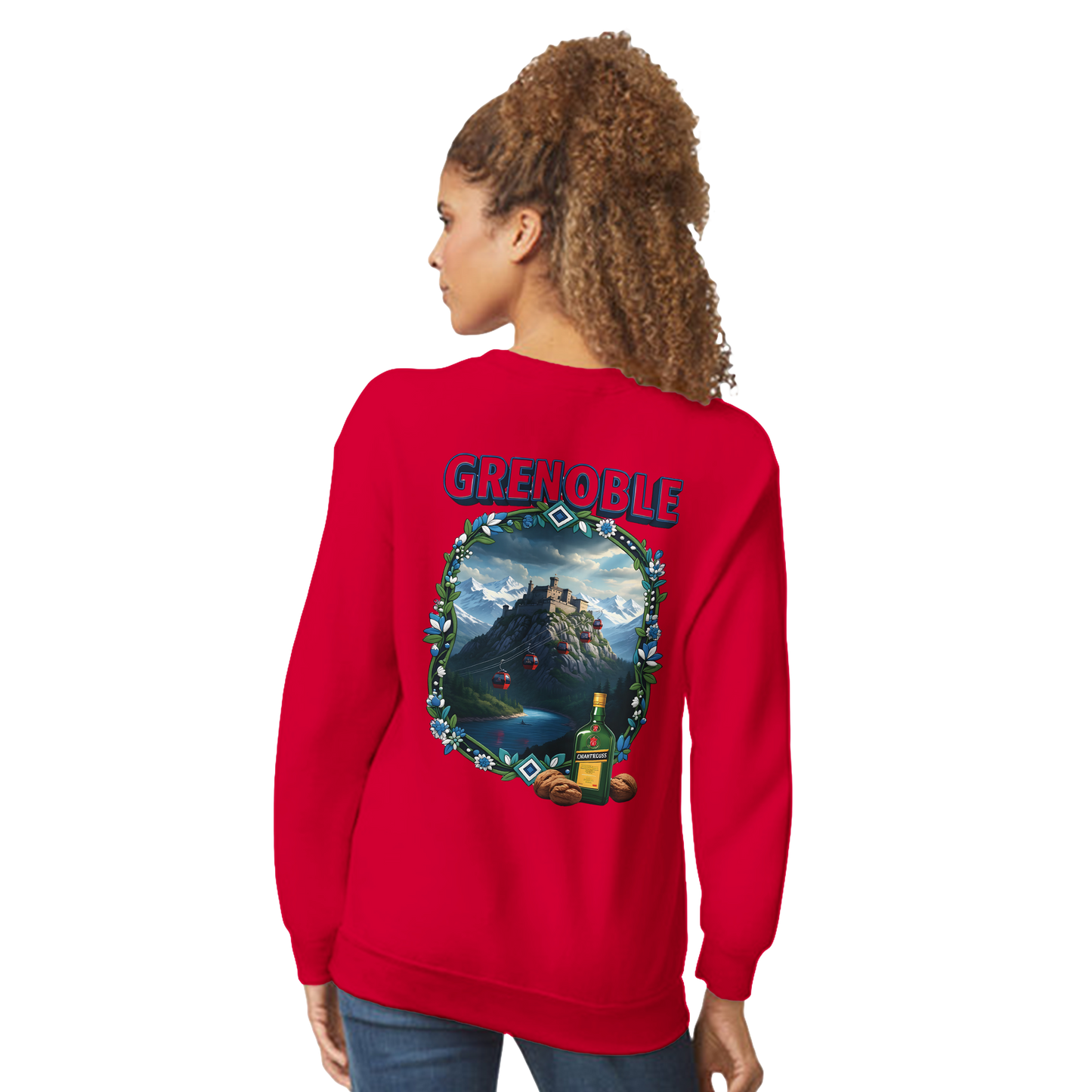 Grenoble city of France classic unisex crewneck sweatshirt | Gildan® 18000