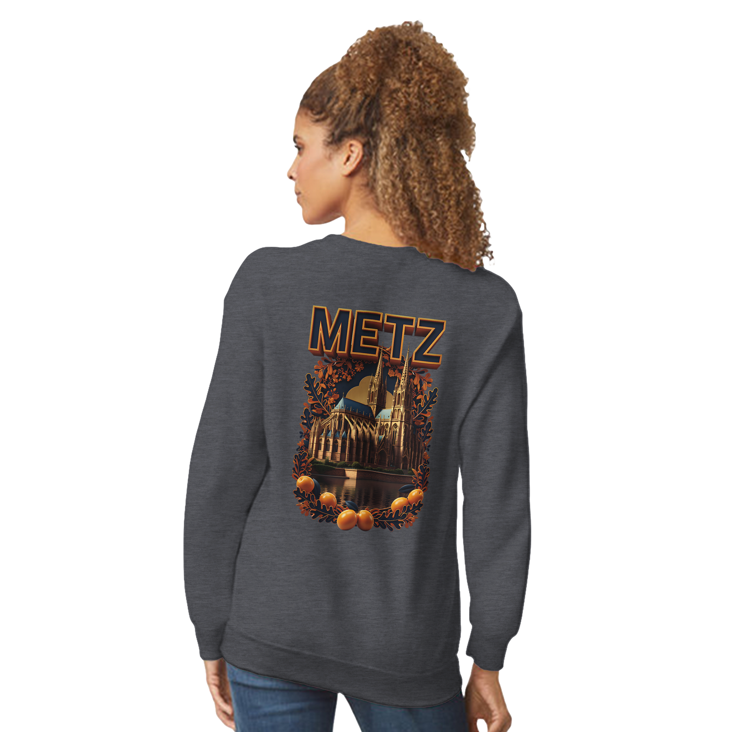 Unisex Sweatshirt Metz France City Classic Crewneck | Gildan® 18000