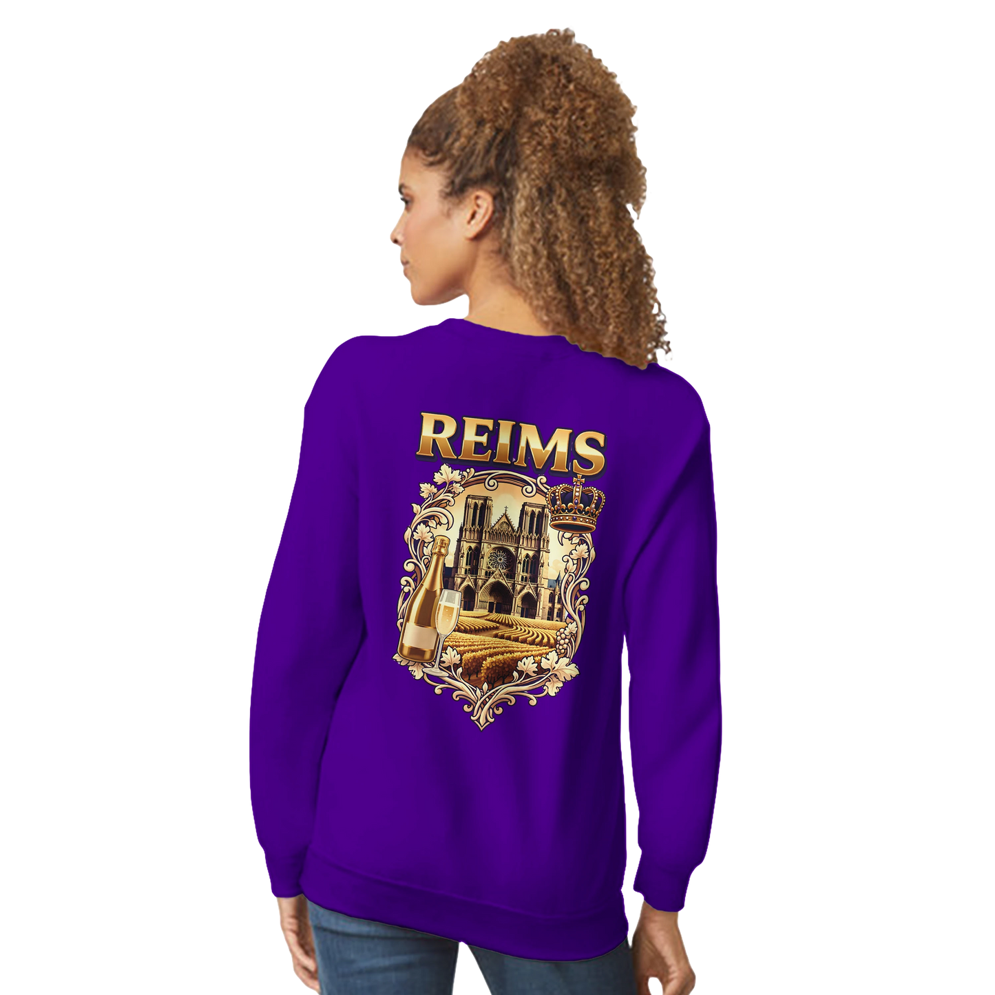 Sweat-shirt Reims Ville de France – Unisexe, Confort Classique
