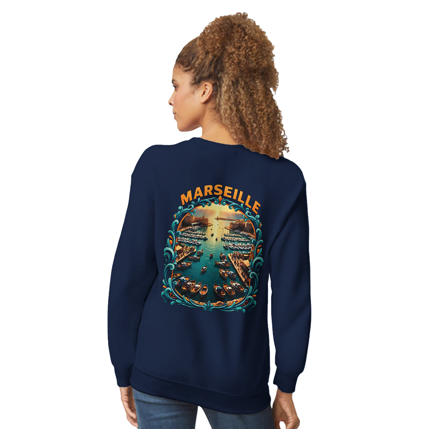 Unisex-Sweatshirt Marseilles Klassisches Rundhals-Sweatshirt | Gildan® 18000