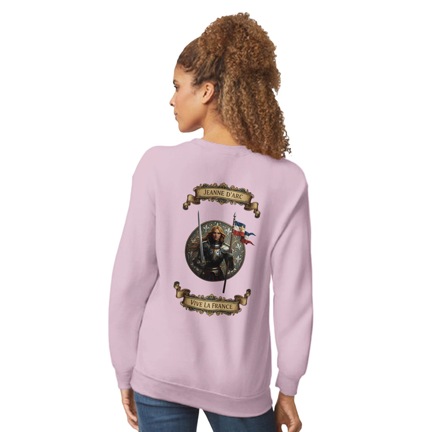 Damen-Sweatshirt Jeanne d'Arc klassischer Rundhalsausschnitt | Gildan® 18000