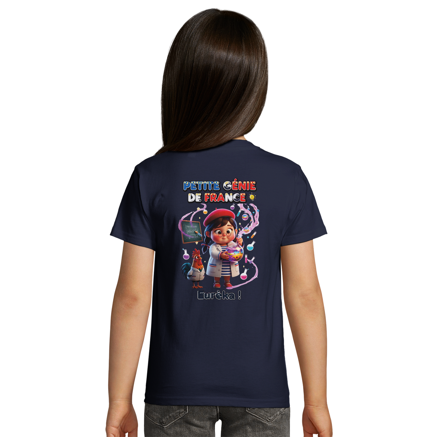 T-Shirt Mädchen „Kleines Genie aus Frankreich“ Bio | SOL'S Pioneer Kids 03578