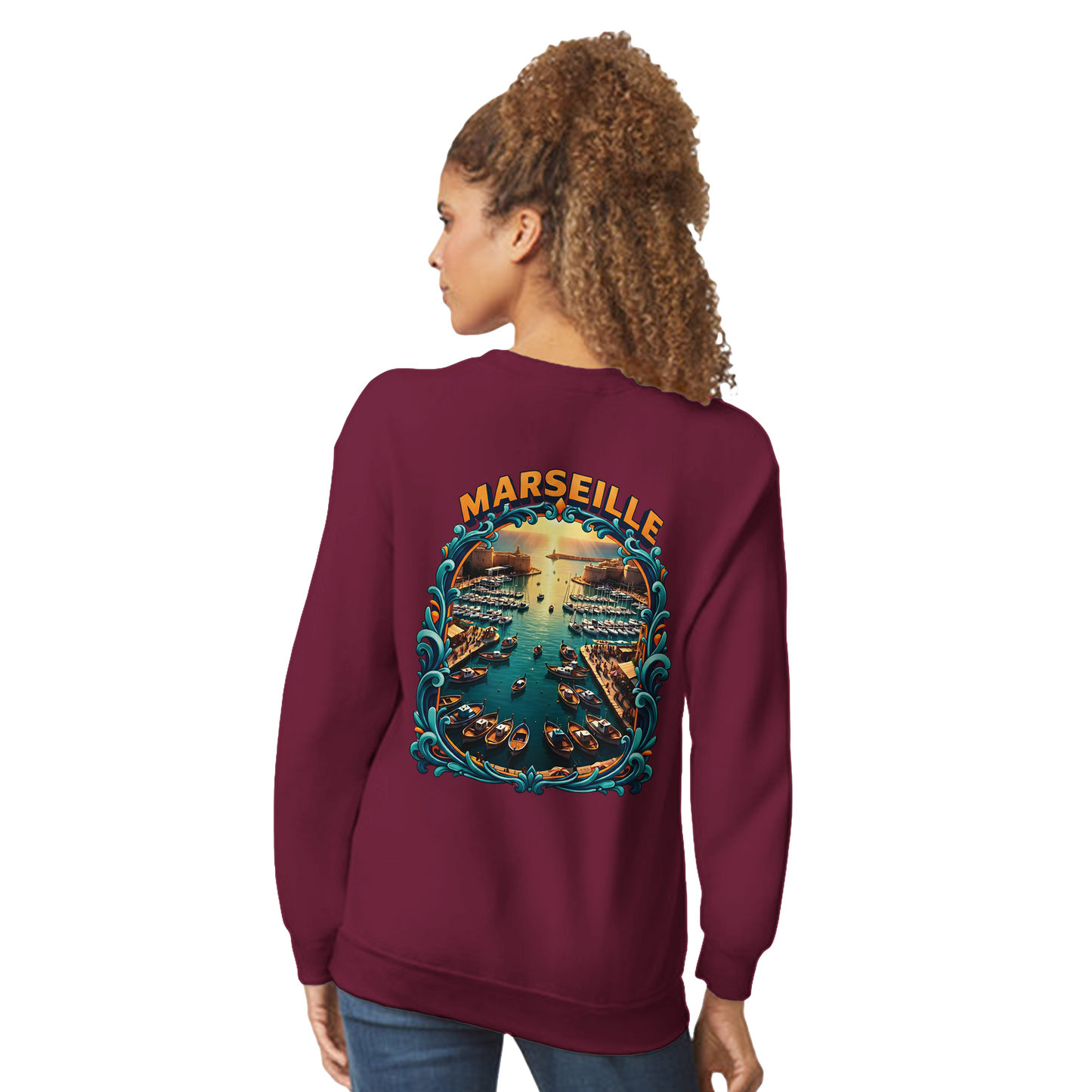 Unisex-Sweatshirt Marseilles Klassisches Rundhals-Sweatshirt | Gildan® 18000