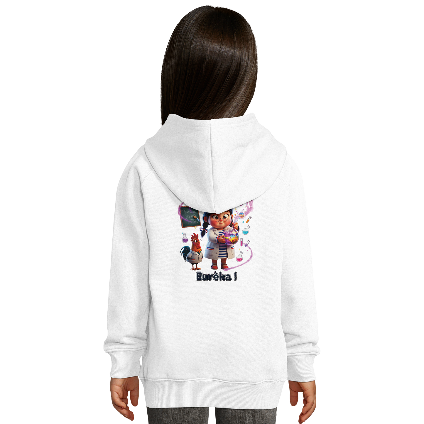 Mädchen-Kapuzenpullover "Kleines Genie aus Frankreich" Bio | SOL'S Stellar Kids 03576