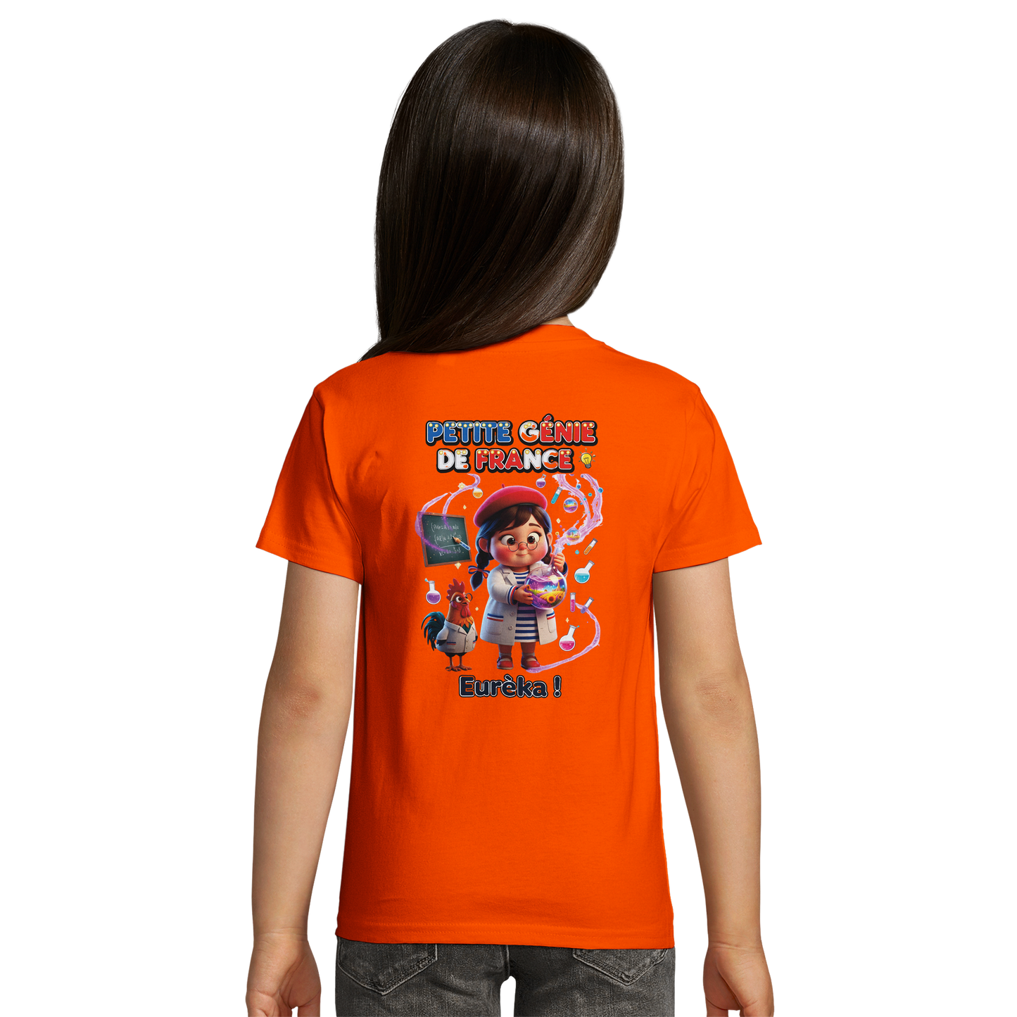 T-Shirt Mädchen „Kleines Genie aus Frankreich“ Bio | SOL'S Pioneer Kids 03578