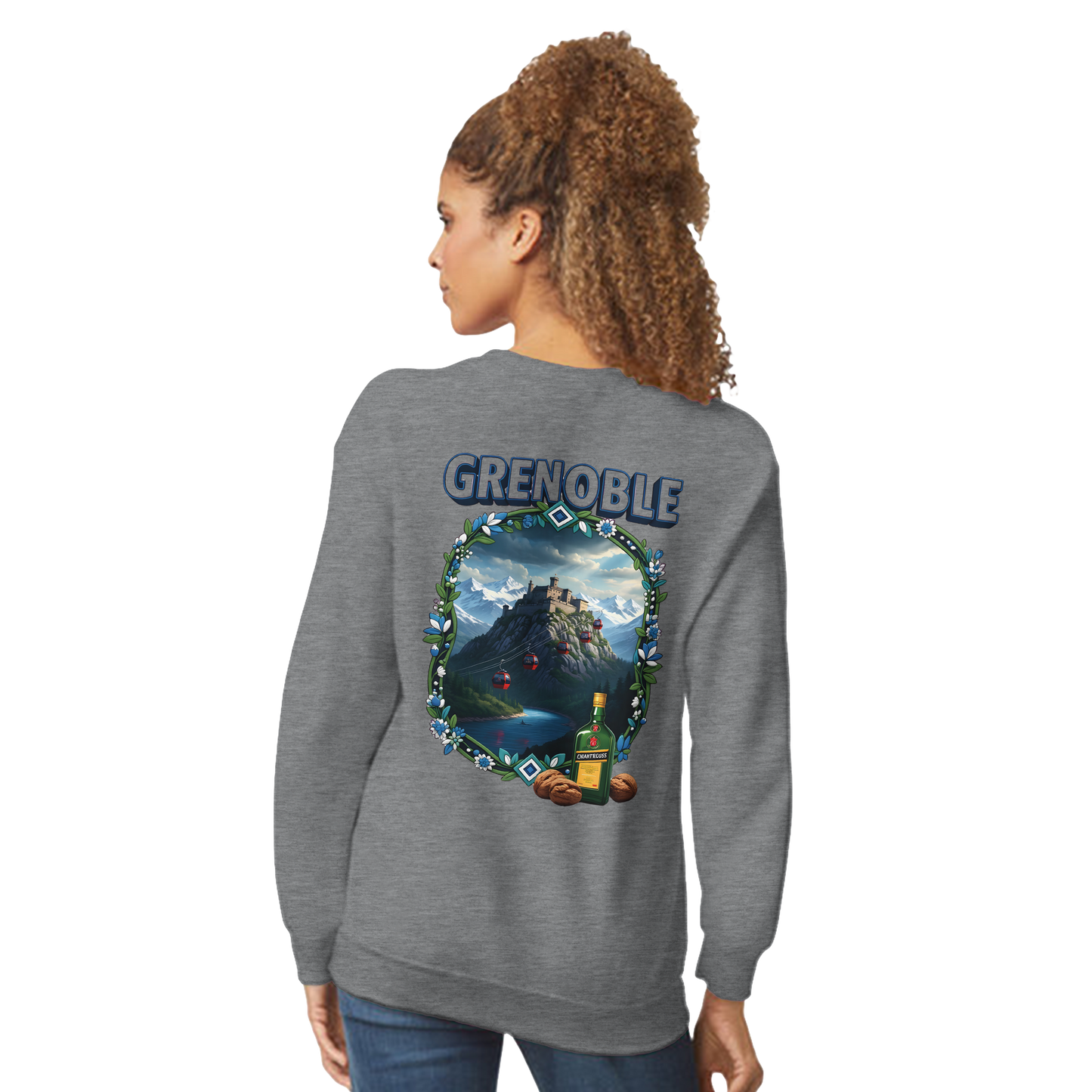 Grenoble city of France classic unisex crewneck sweatshirt | Gildan® 18000