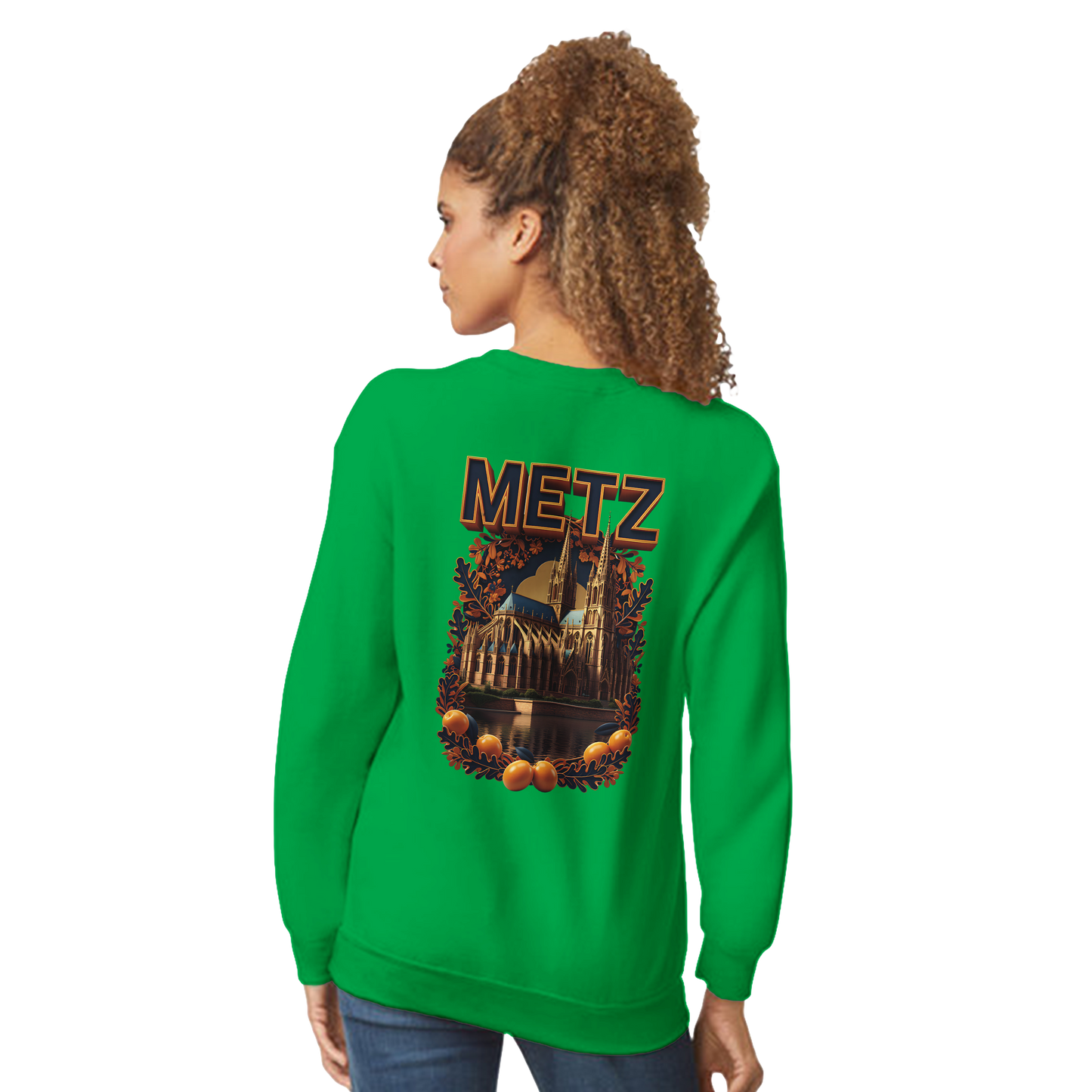 Unisex Sweatshirt Metz France City Classic Crewneck | Gildan® 18000