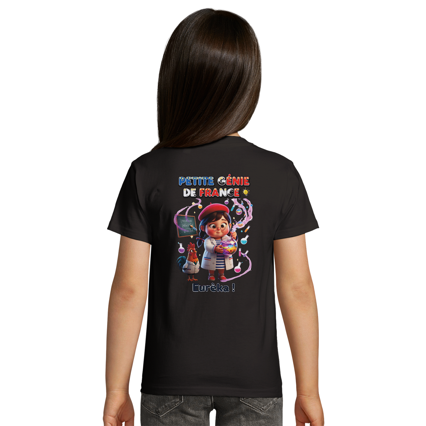T-Shirt Mädchen „Kleines Genie aus Frankreich“ Bio | SOL'S Pioneer Kids 03578
