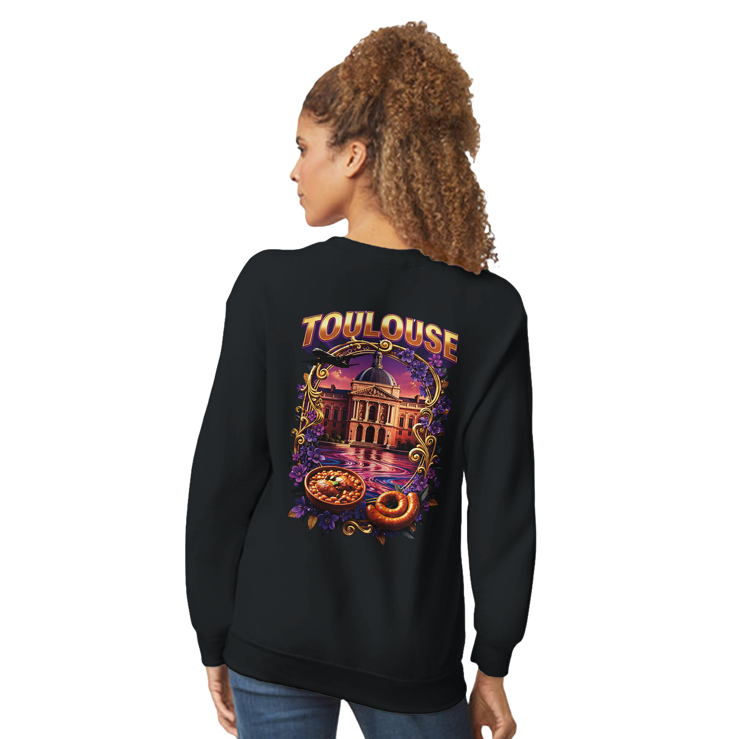 Unisex Sweatshirt Toulouse Classic French City Crewneck | Gildan® 18000
