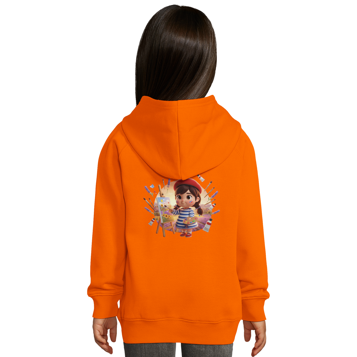 Mädchen-Kapuzenpullover style-French la France dans mon cœur Bio | SOL'S Stellar Kids 03576