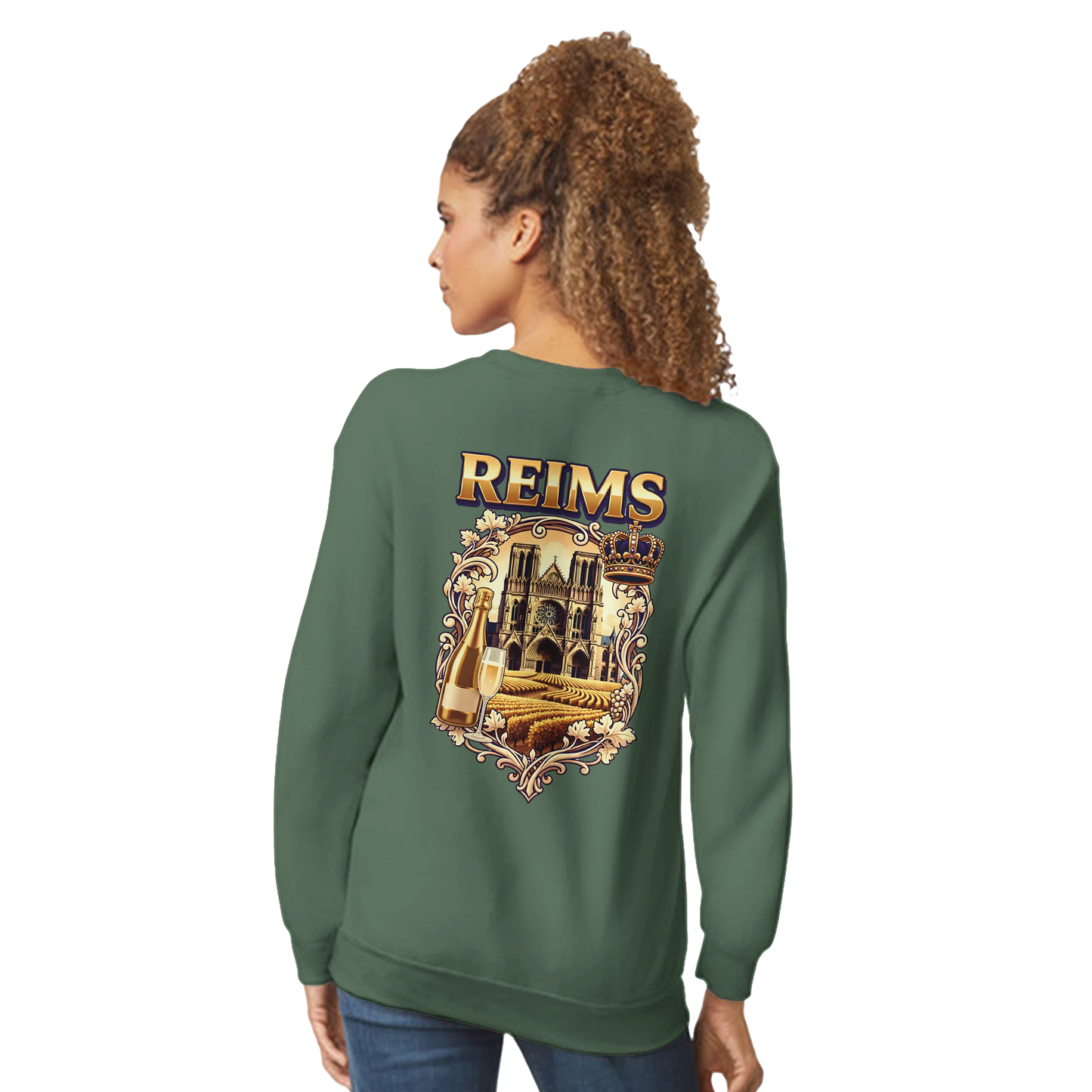 Sweat-shirt Reims Ville de France – Unisexe, Confort Classique