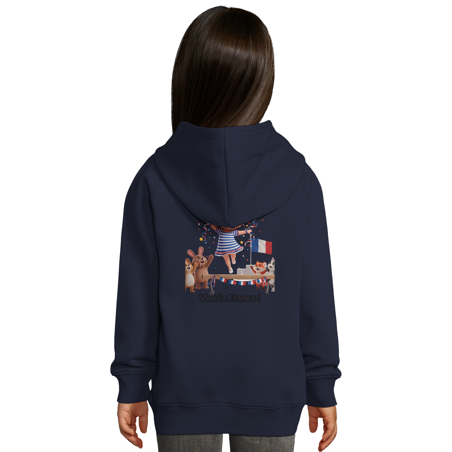 Girls' hooded sweatshirt little Olympic champion organic | SOL'S Stellar Kids 03576