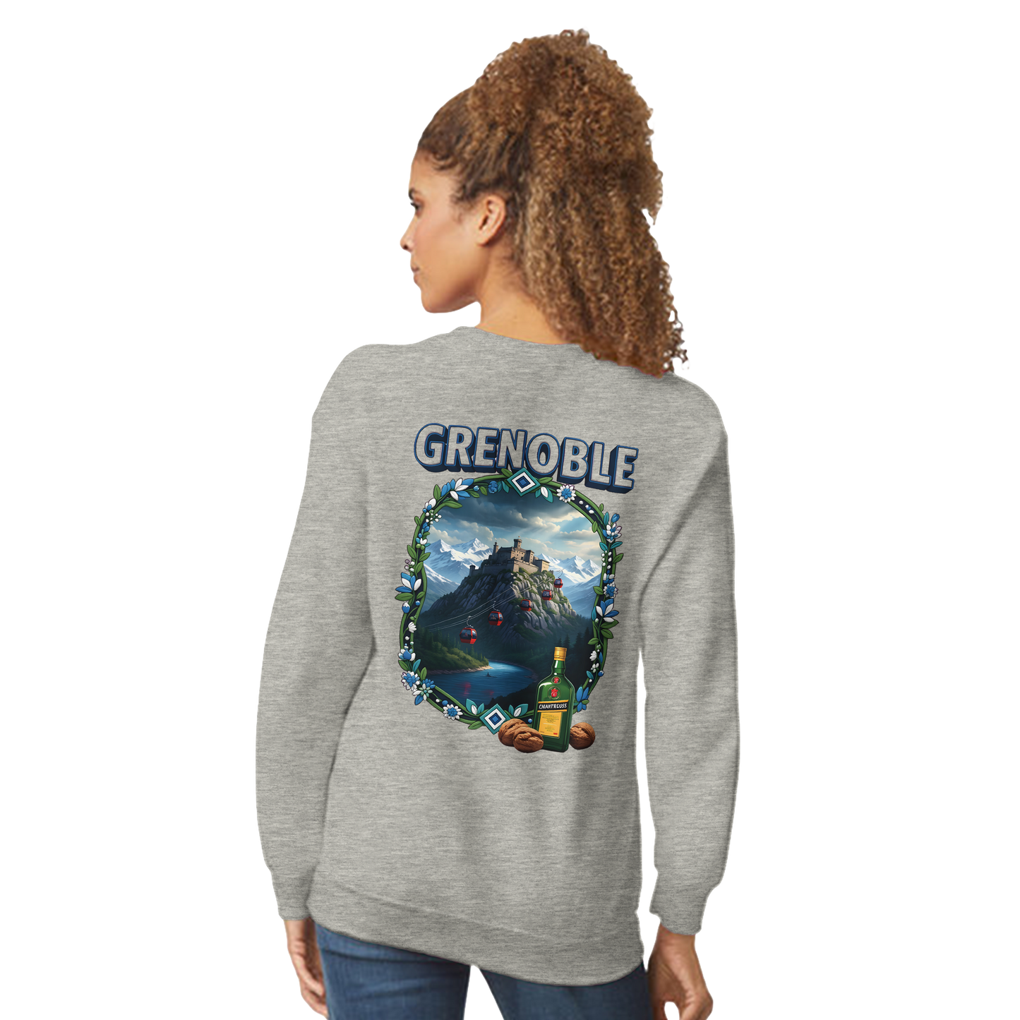 Grenoble city of France classic unisex crewneck sweatshirt | Gildan® 18000