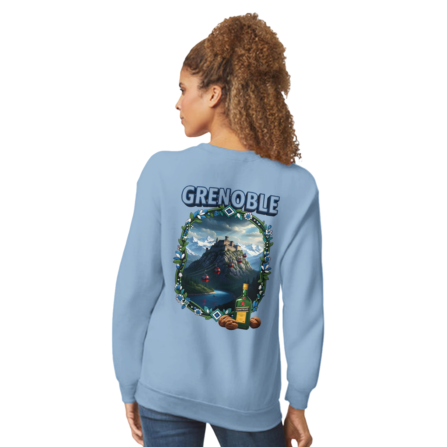 Grenoble city of France classic unisex crewneck sweatshirt | Gildan® 18000
