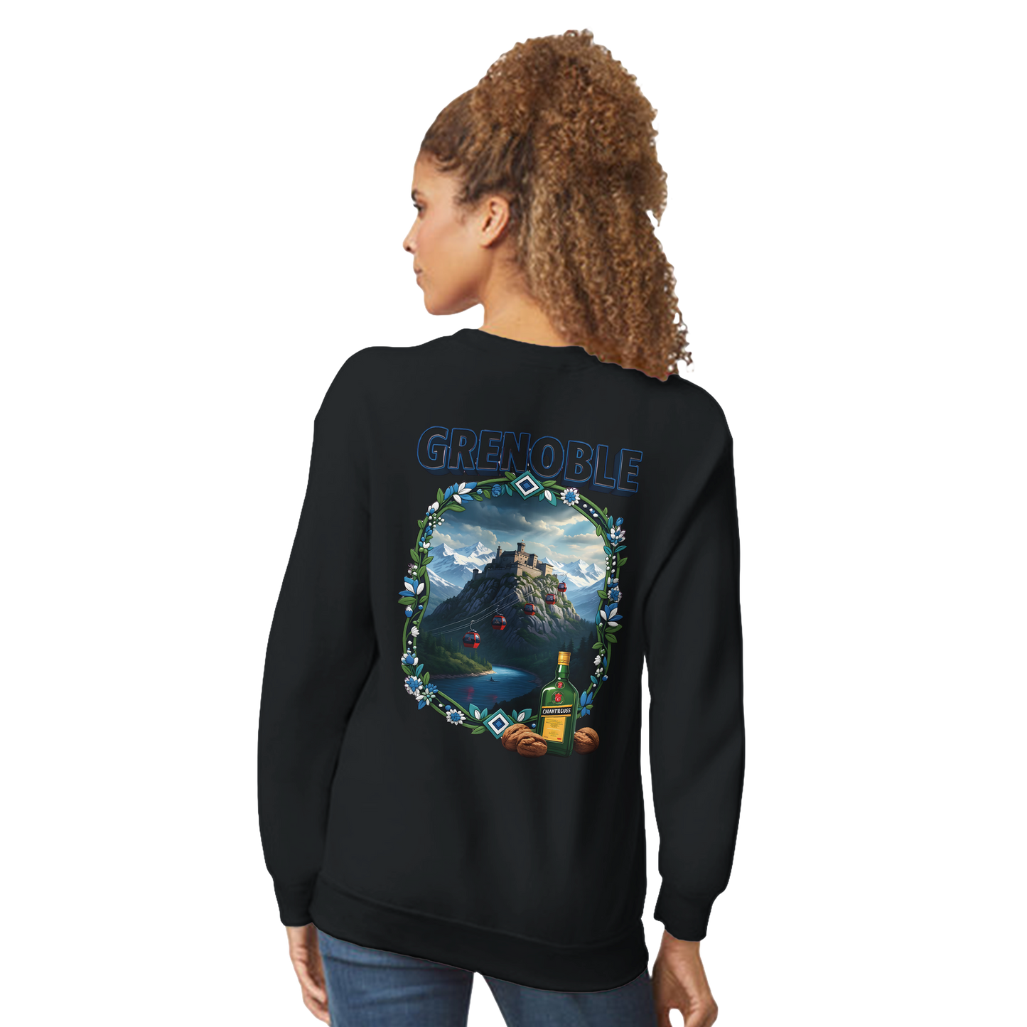 Grenoble city of France classic unisex crewneck sweatshirt | Gildan® 18000