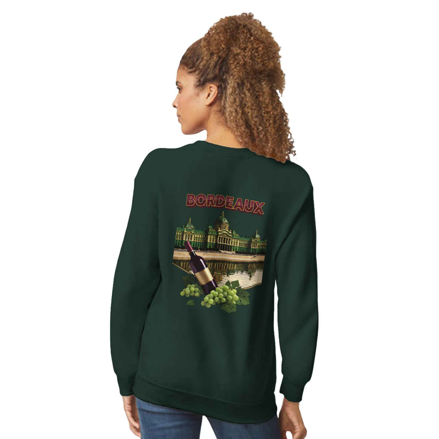 Unisex city burgundy classic crewneck sweatshirt | Gildan® 18000