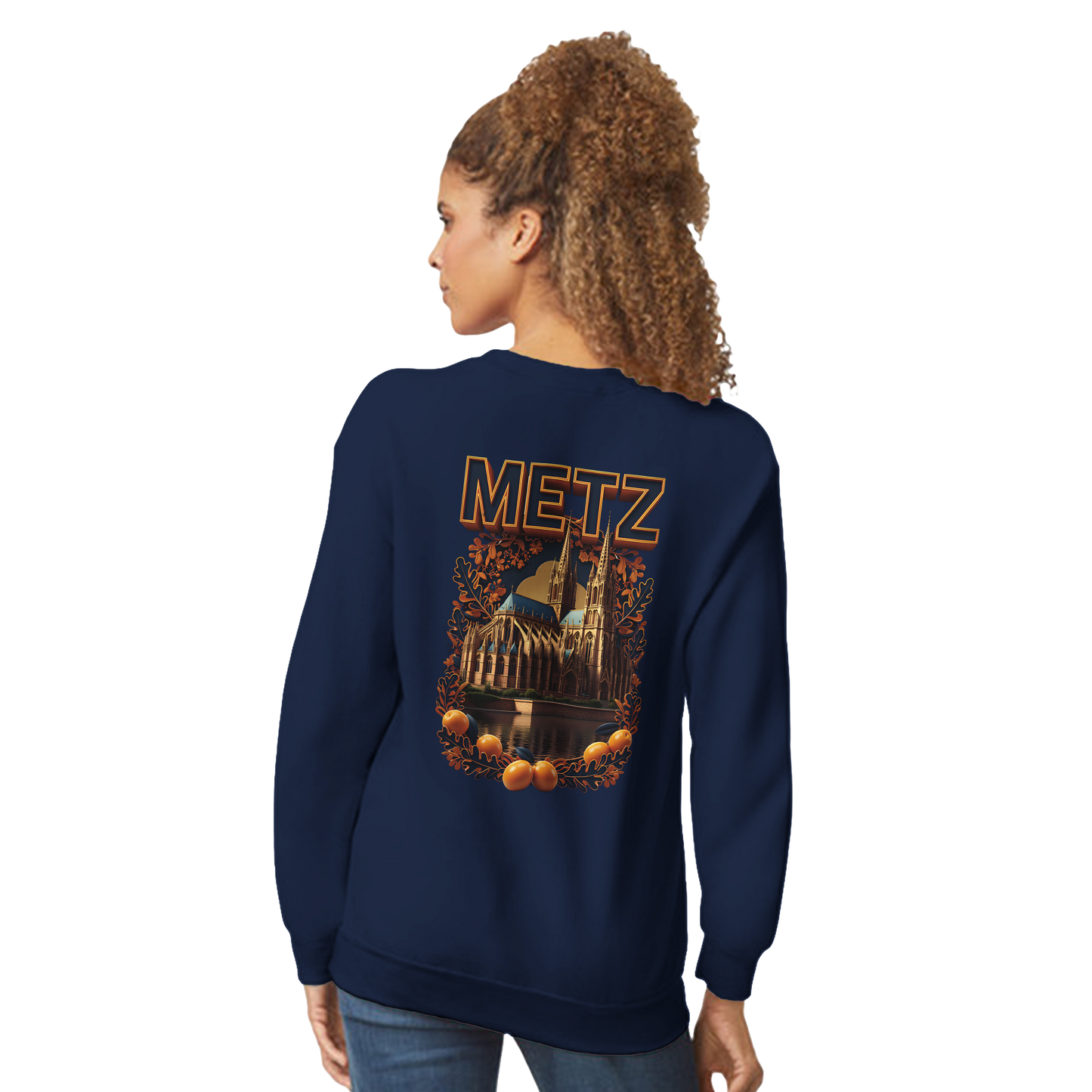 Unisex Sweatshirt Metz France City Classic Crewneck | Gildan® 18000
