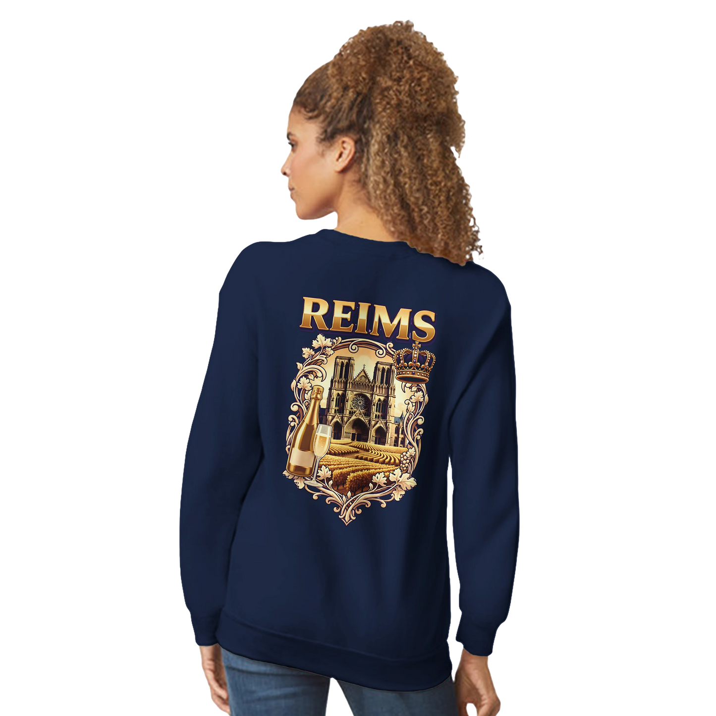 Sweat-shirt Reims Ville de France – Unisexe, Confort Classique