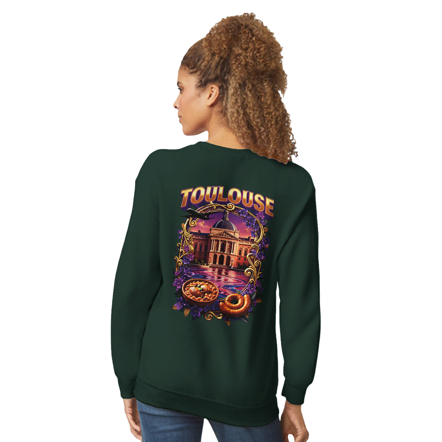 Unisex Sweatshirt Toulouse Classic French City Crewneck | Gildan® 18000