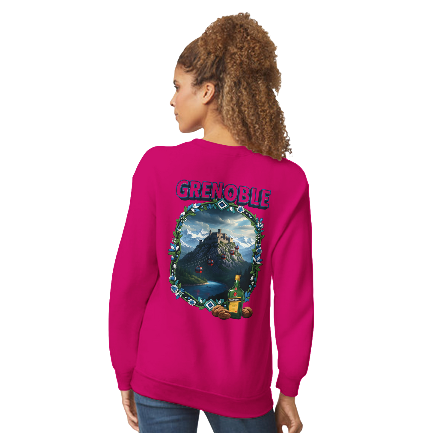 Grenoble city of France classic unisex crewneck sweatshirt | Gildan® 18000