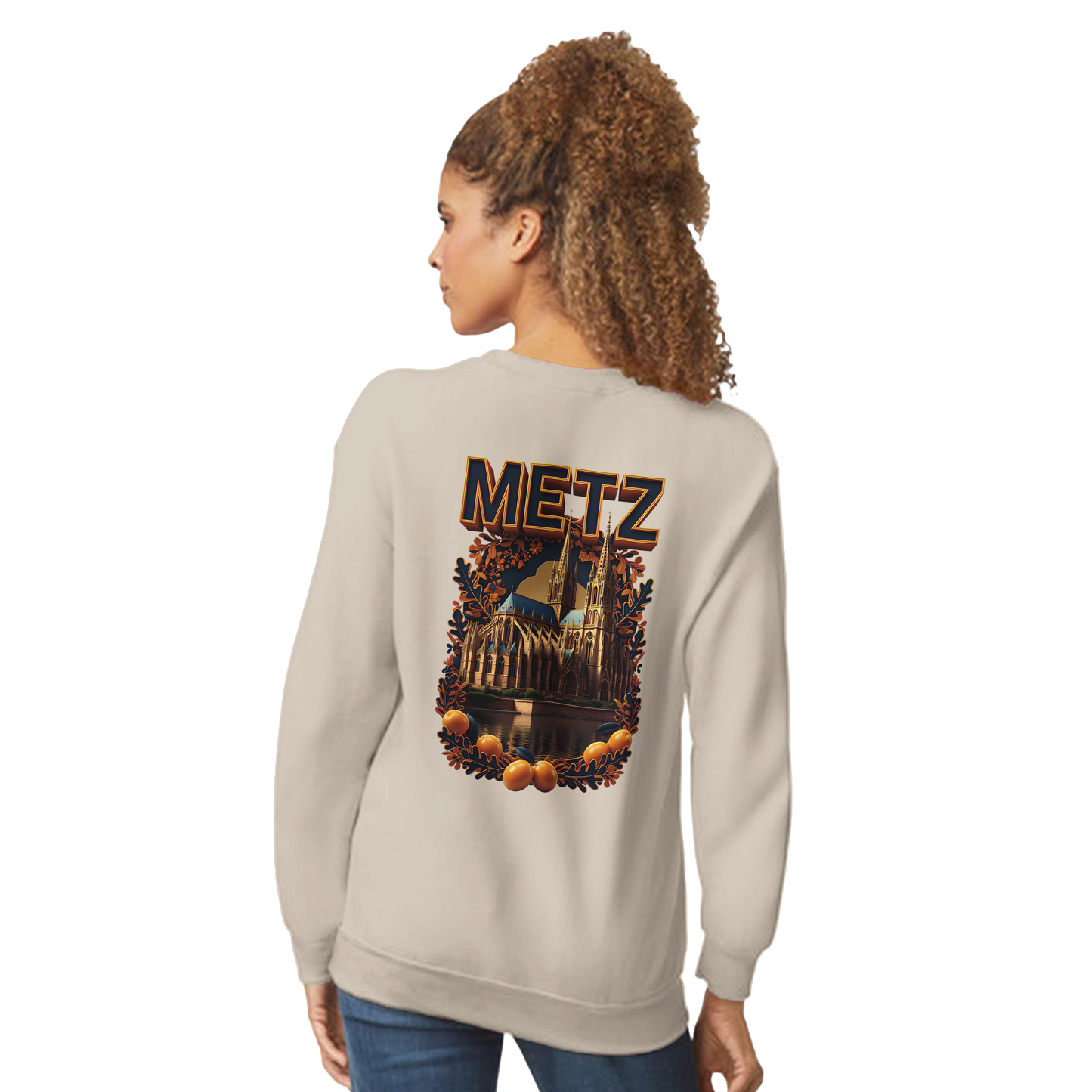 Unisex Sweatshirt Metz France City Classic Crewneck | Gildan® 18000