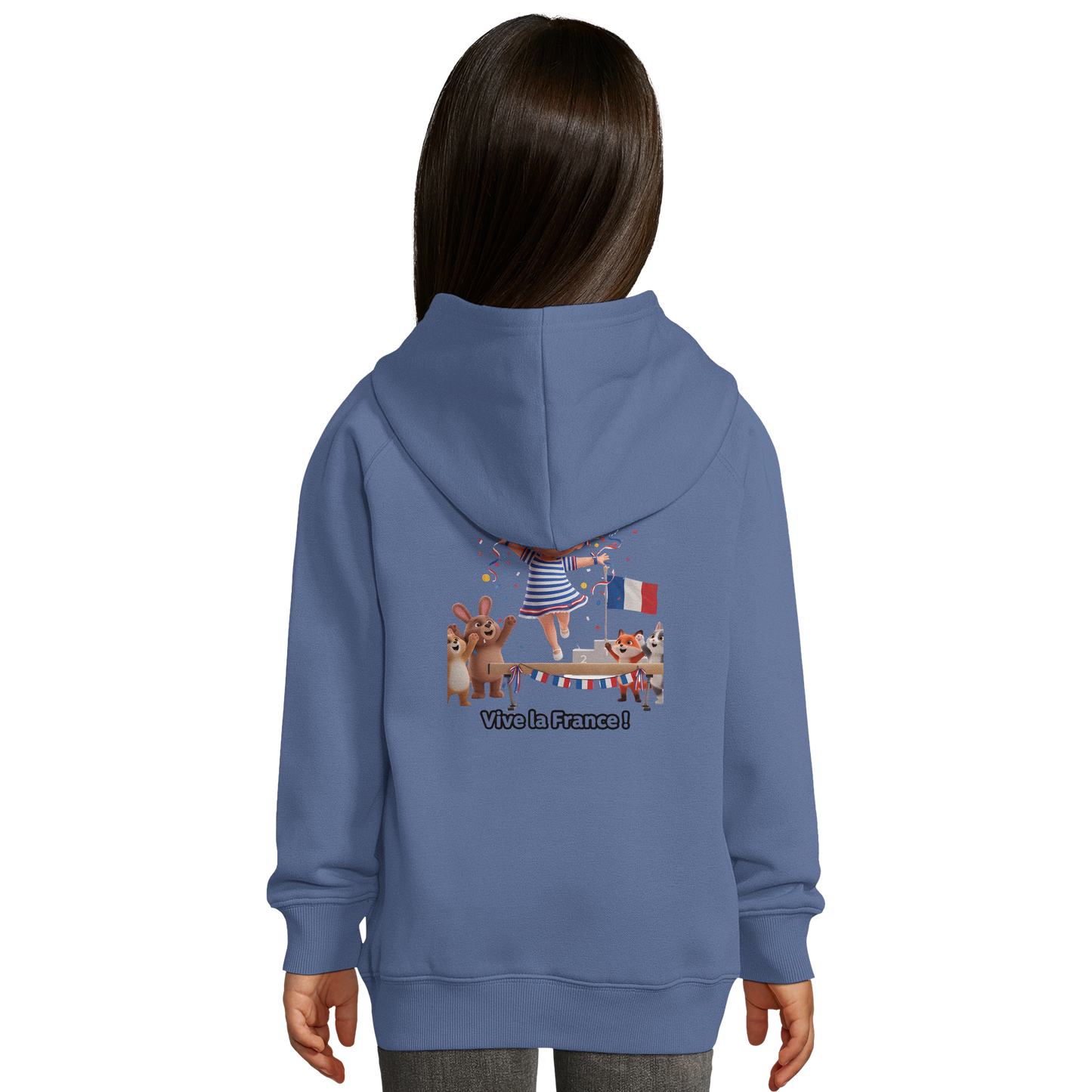 Girls' hooded sweatshirt little Olympic champion organic | SOL'S Stellar Kids 03576