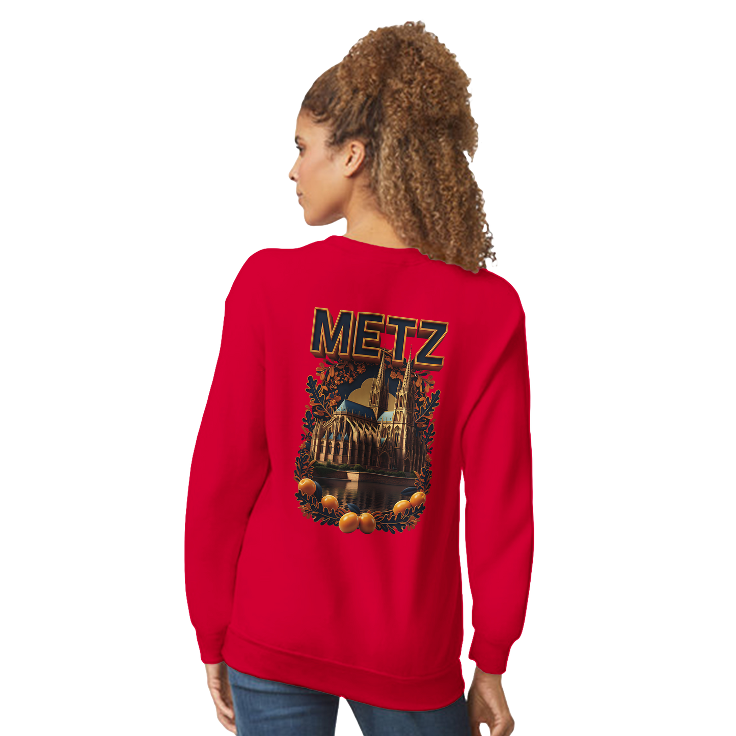 Unisex Sweatshirt Metz France City Classic Crewneck | Gildan® 18000