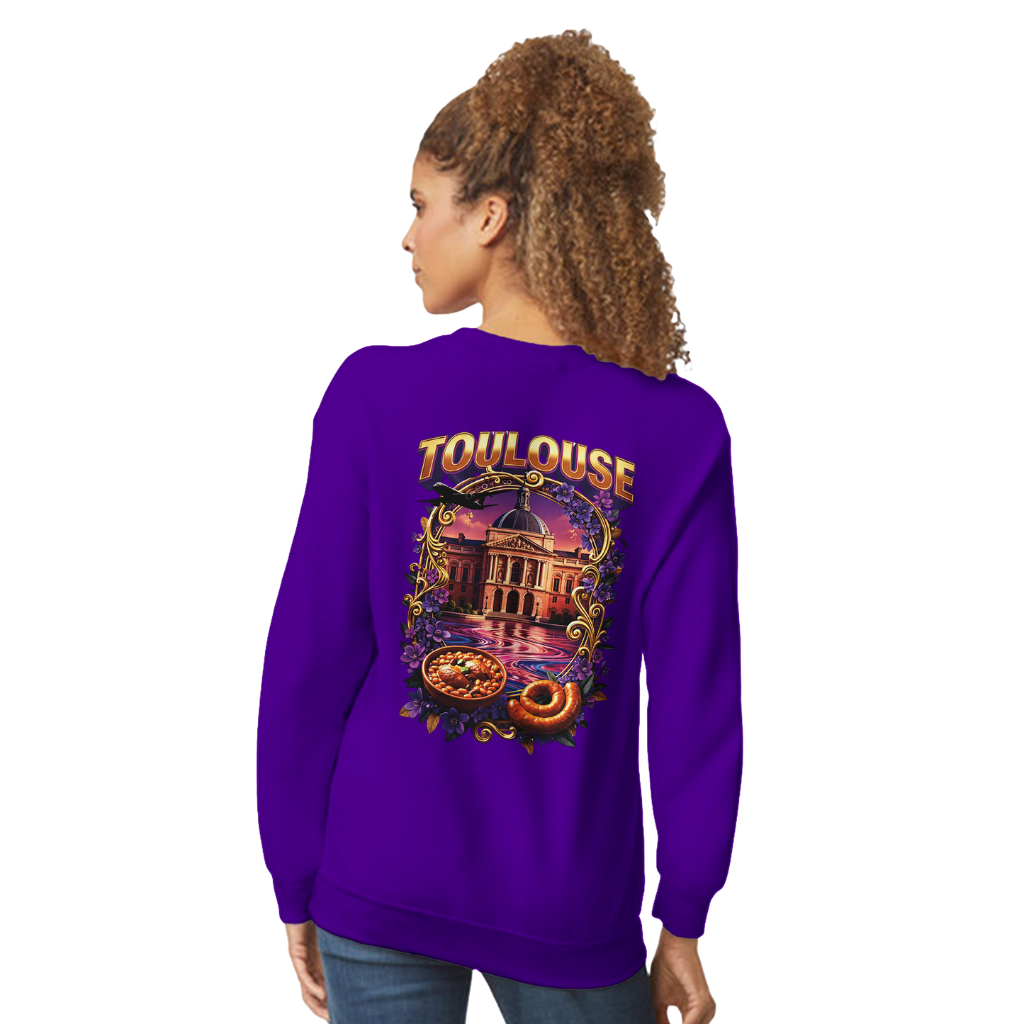 Unisex Sweatshirt Toulouse Classic French City Crewneck | Gildan® 18000