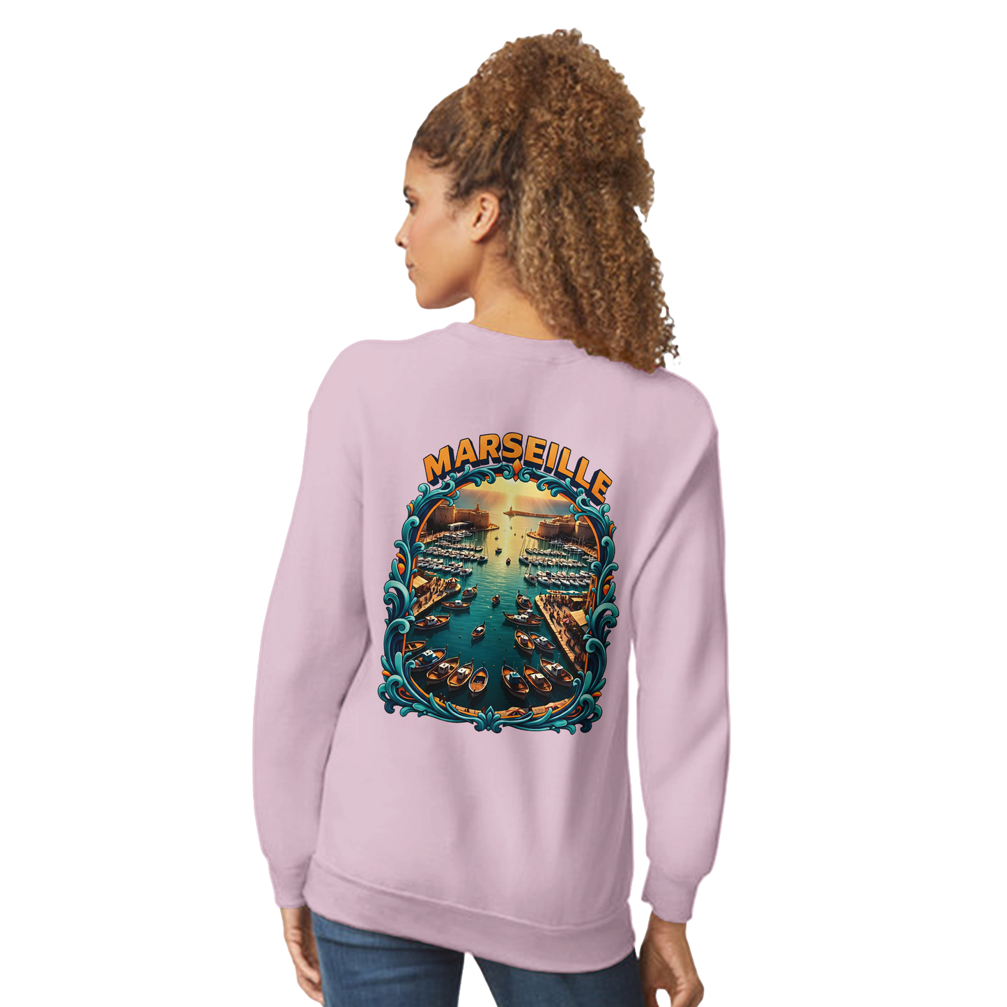 Unisex-Sweatshirt Marseilles Klassisches Rundhals-Sweatshirt | Gildan® 18000