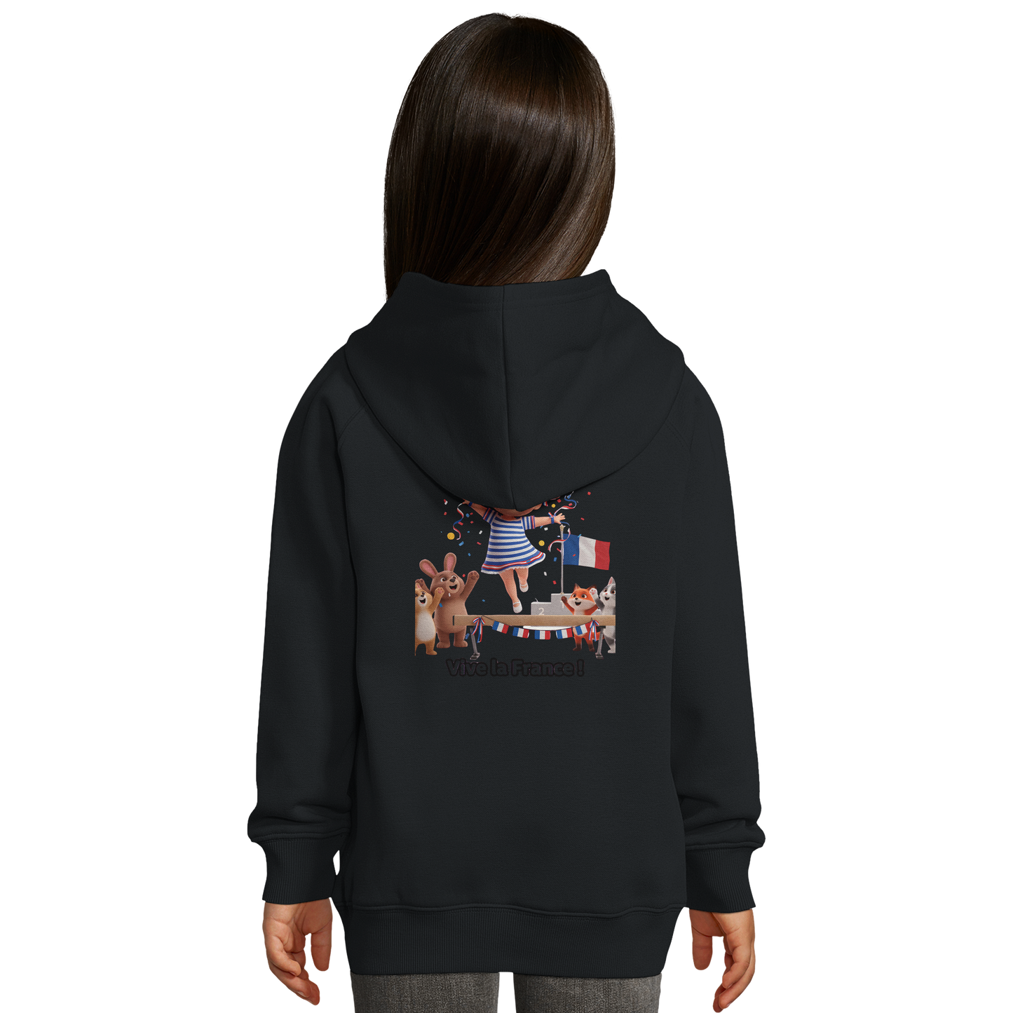 Girls' hooded sweatshirt little Olympic champion organic | SOL'S Stellar Kids 03576